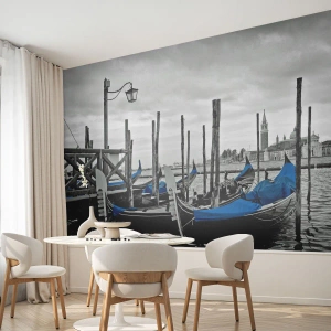 Fotobehang Premium Canvas - Peinzend Venetië - Stad, Venetië, Italië - 400x280 cm