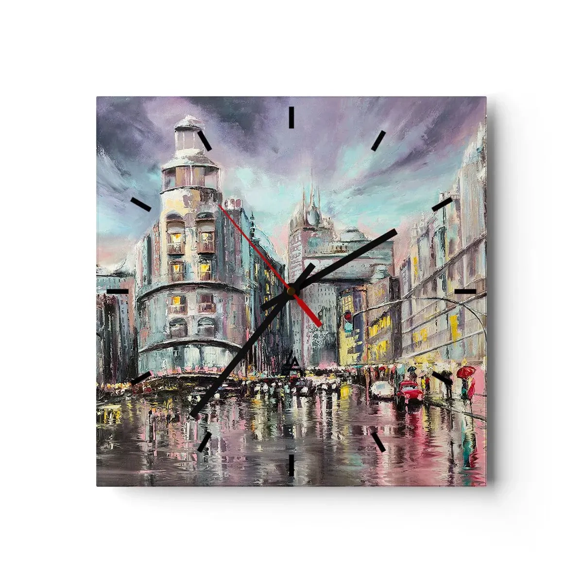 Wandklok - Klok - Het wordt een geslaagde avond - 30x30 cm