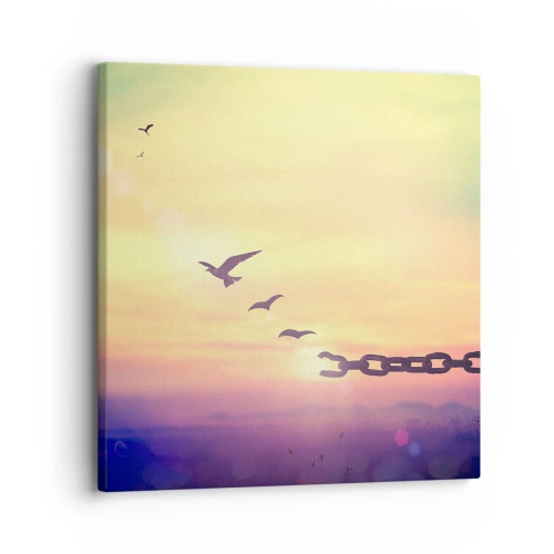 Schilderen op canvas - De overwinning van vrijheid - 30x30 cm
