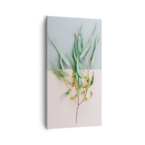 Schilderen op canvas - Subtiliteit in pastelkleuren - 55x100 cm