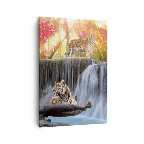 Schilderen op canvas - Surrealistisch landschap - 70x100 cm