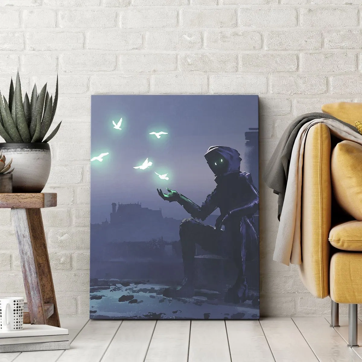 Schilderen op canvas - Het leven komt terug - 50x70 cm