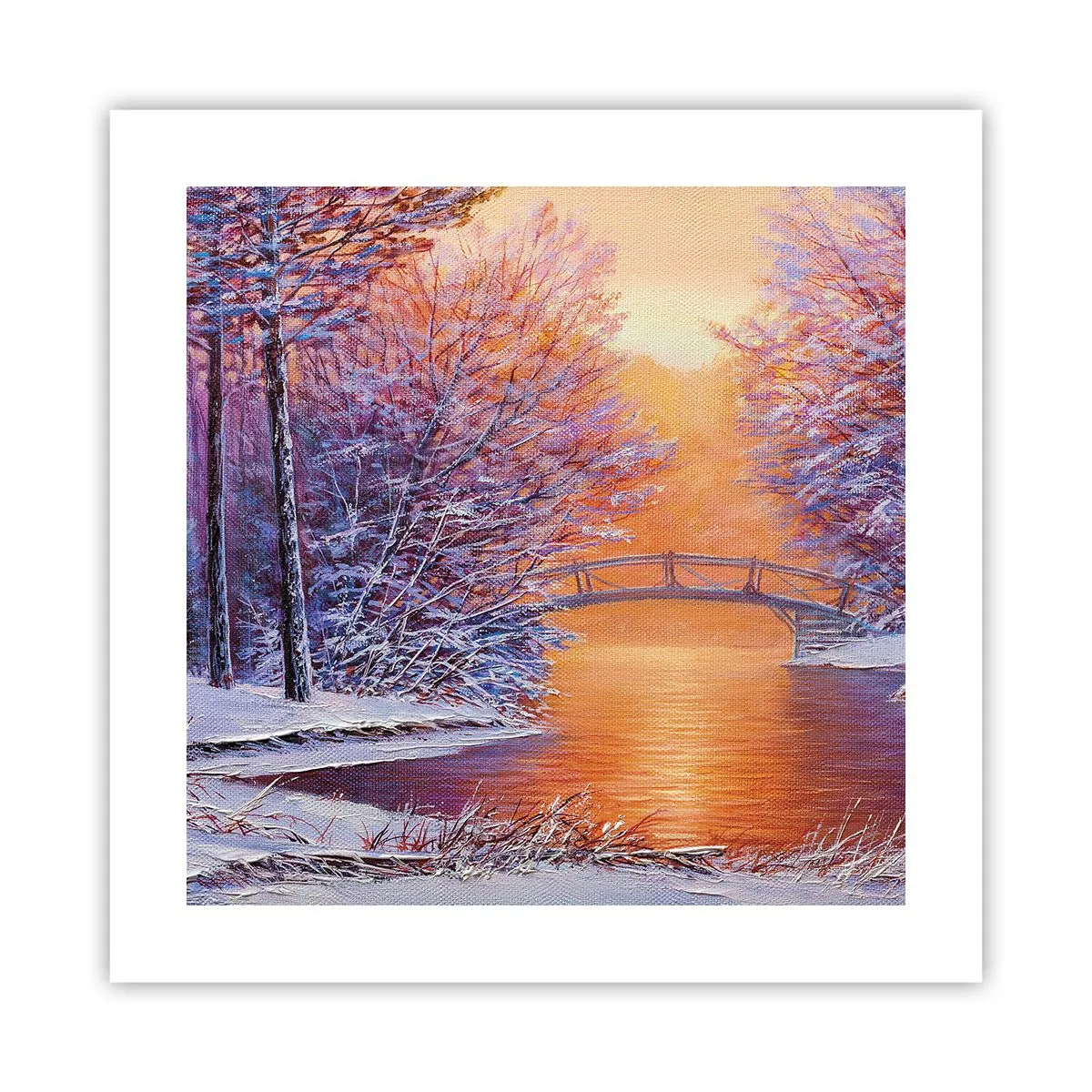 Poster - Laten we elkaar hier ontmoeten - 40x40 cm