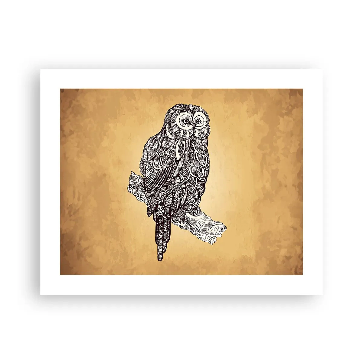 Poster - Ingewikkelde ornamenten van wijsheid - 50x40 cm