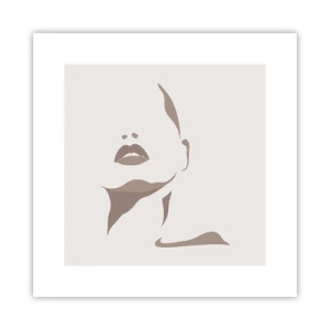 Poster - Gemaakt van licht en schaduw - 30x30 cm