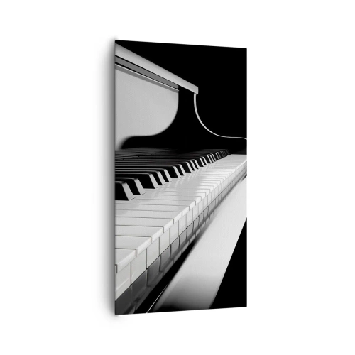 Schilderen op canvas - Harmonie van vormen en kleuren - 65x120 cm