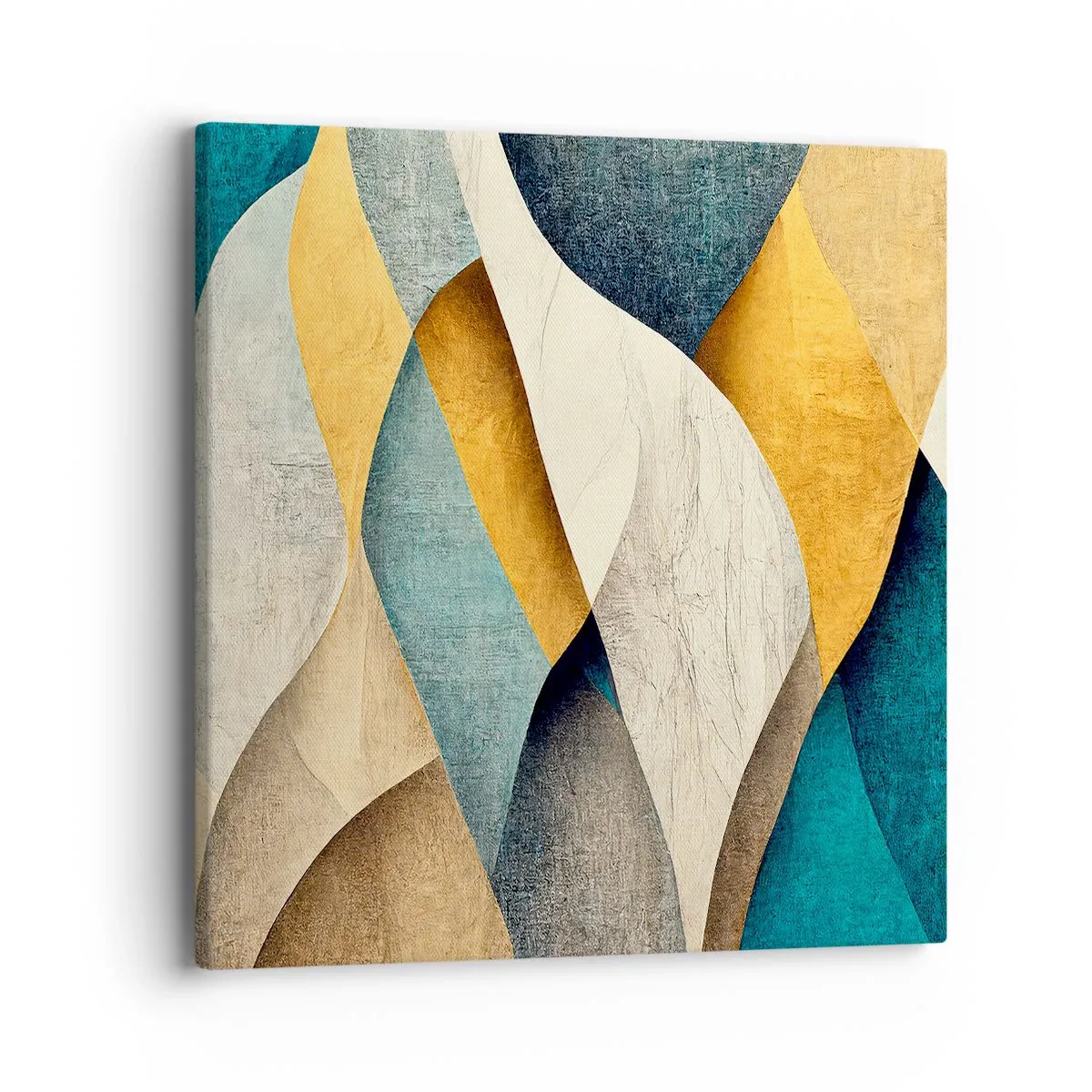 Schilderen op canvas - Ritme en beweging - 40x40 cm