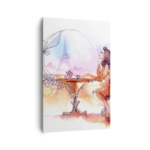 Schilderen op canvas - Parijse chic - 80x120 cm