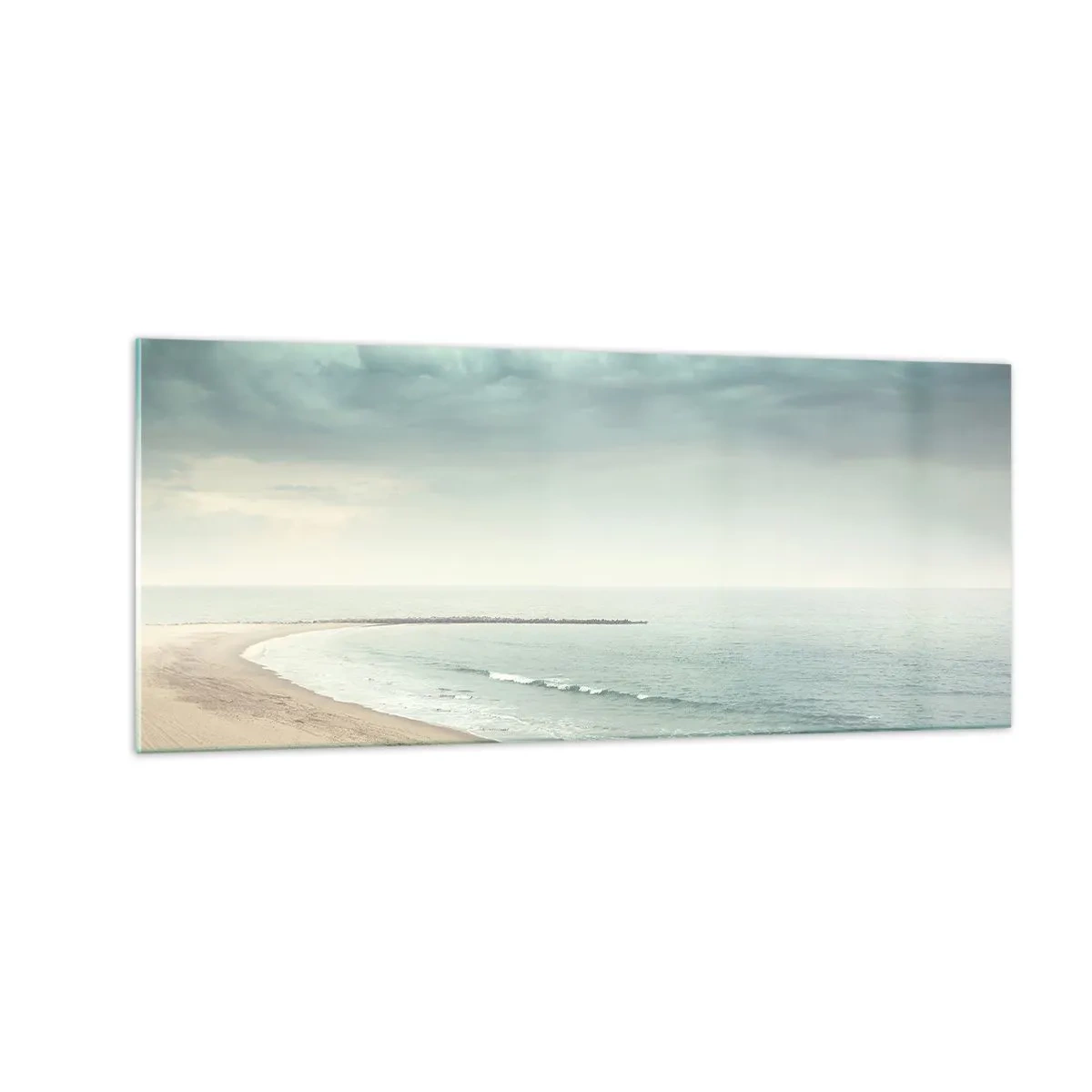 Schilderen op glas - op zoek naar vrede - 100x40 cm