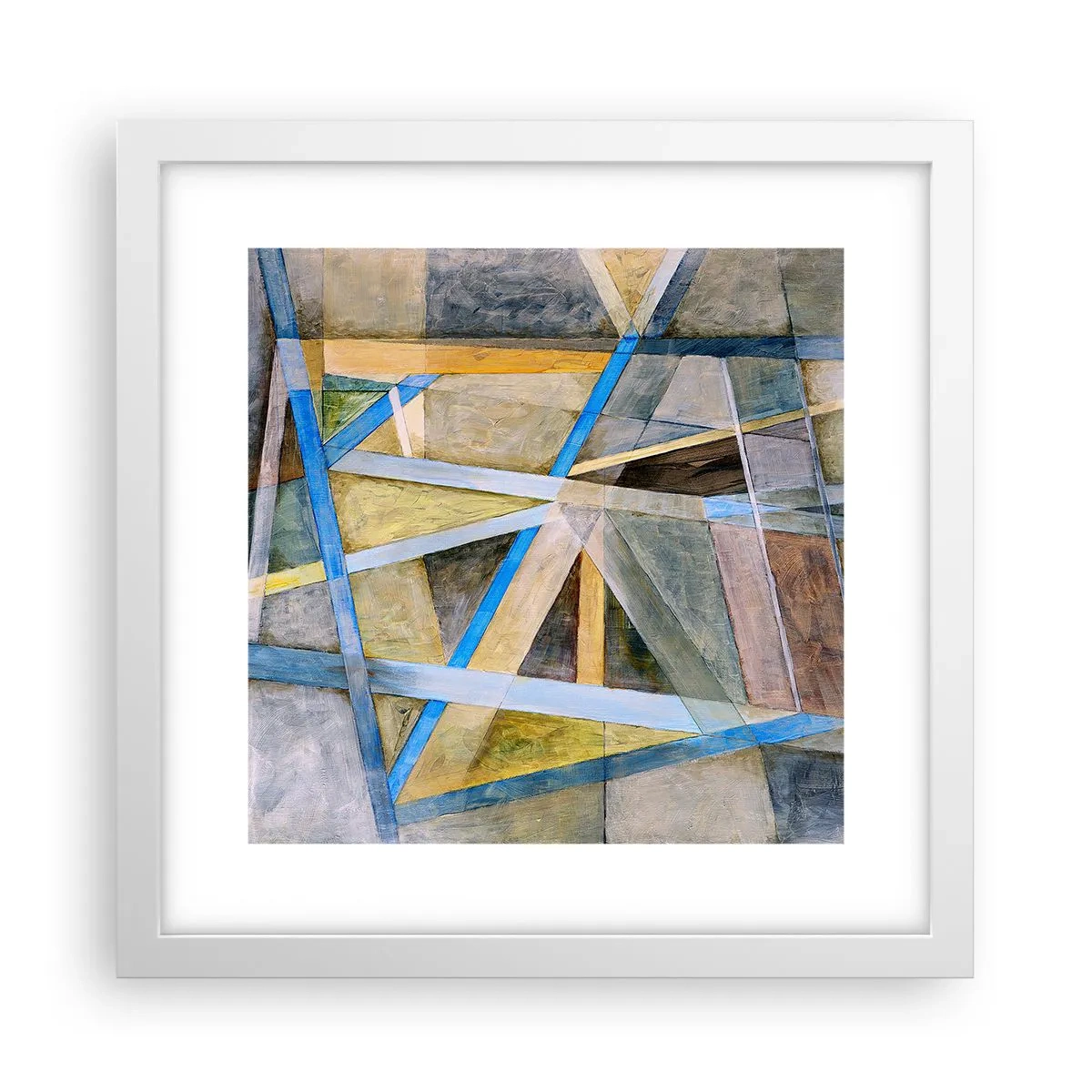 Poster in een witte lijst - Recht of diagonaal? - 30x30 cm