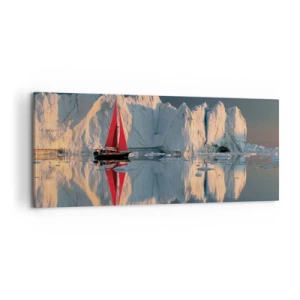 Schilderen op canvas - Aan de rand van de wereld - 100x40 cm