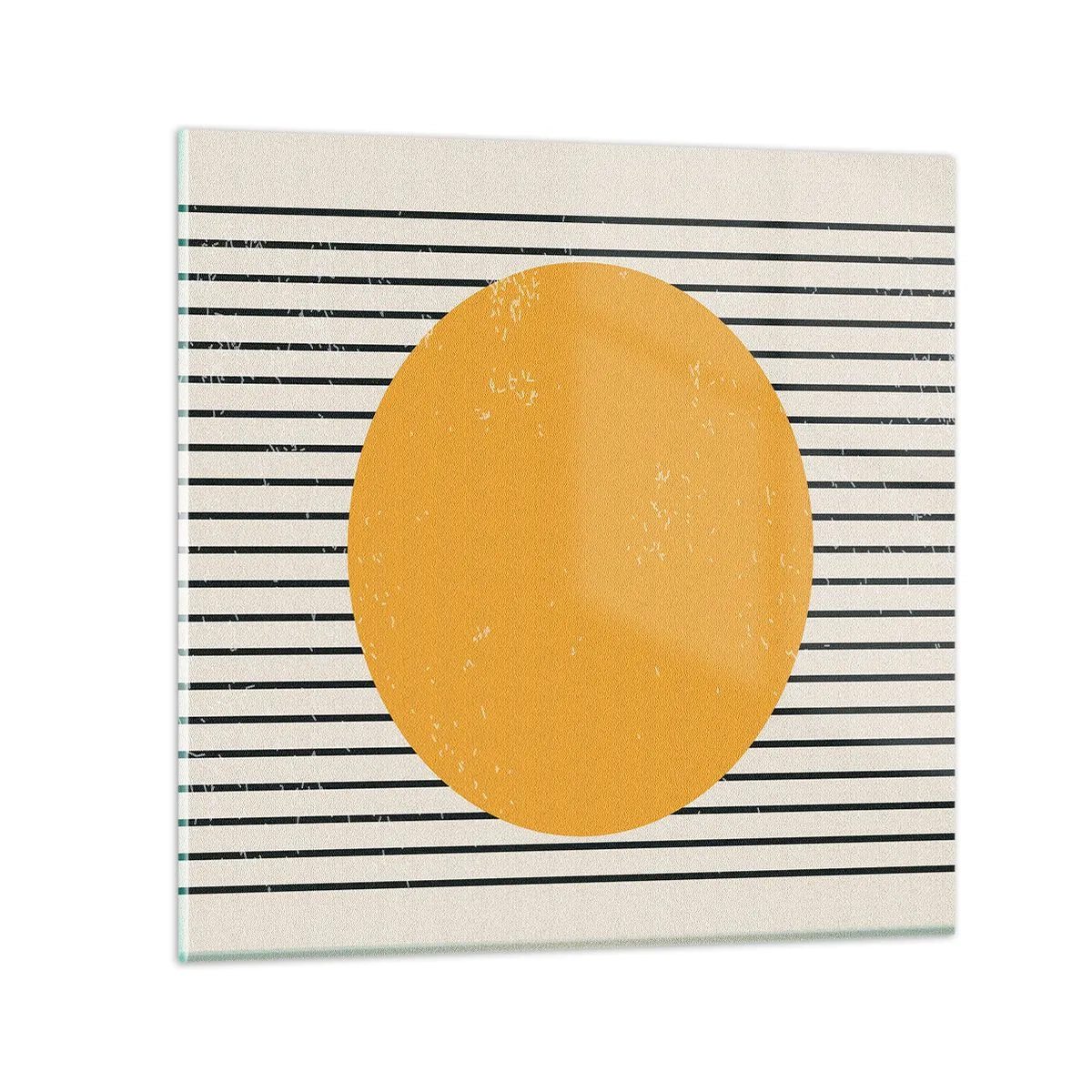 Schilderen op glas - De kracht van eenvoud - 40x40 cm