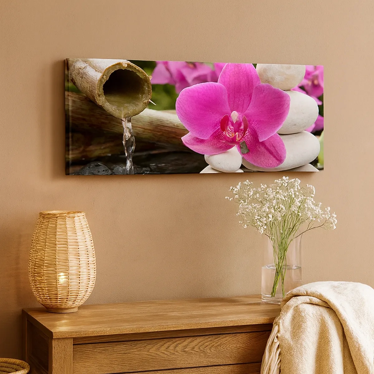 Schilderen op canvas - Je bent al aan het rusten - 30x30 cm