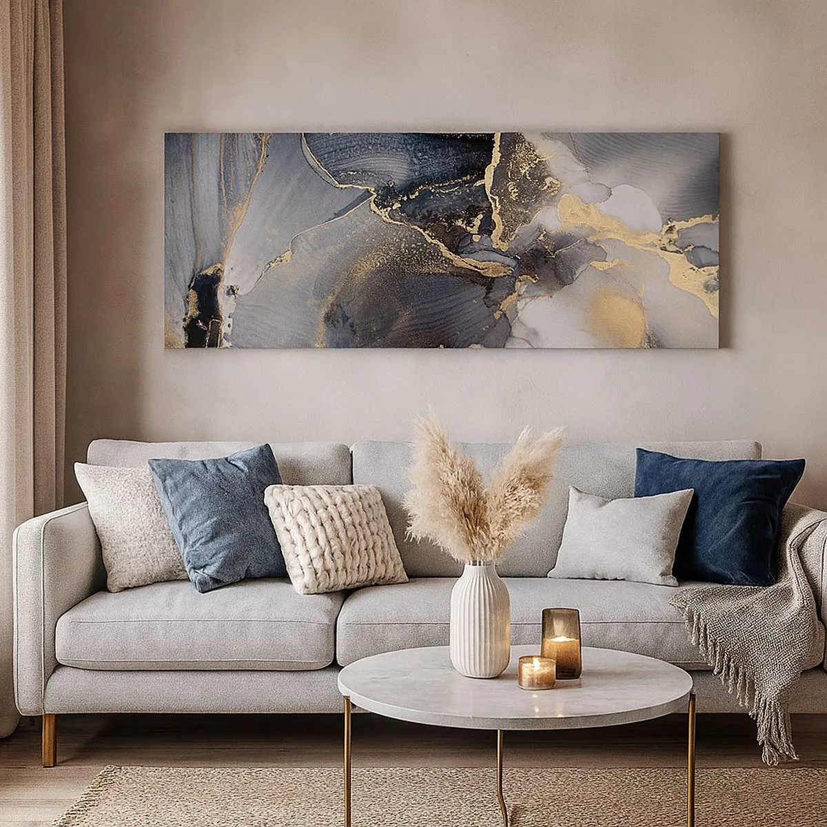 Schilderen op canvas - Stenen leven - 100x40 cm