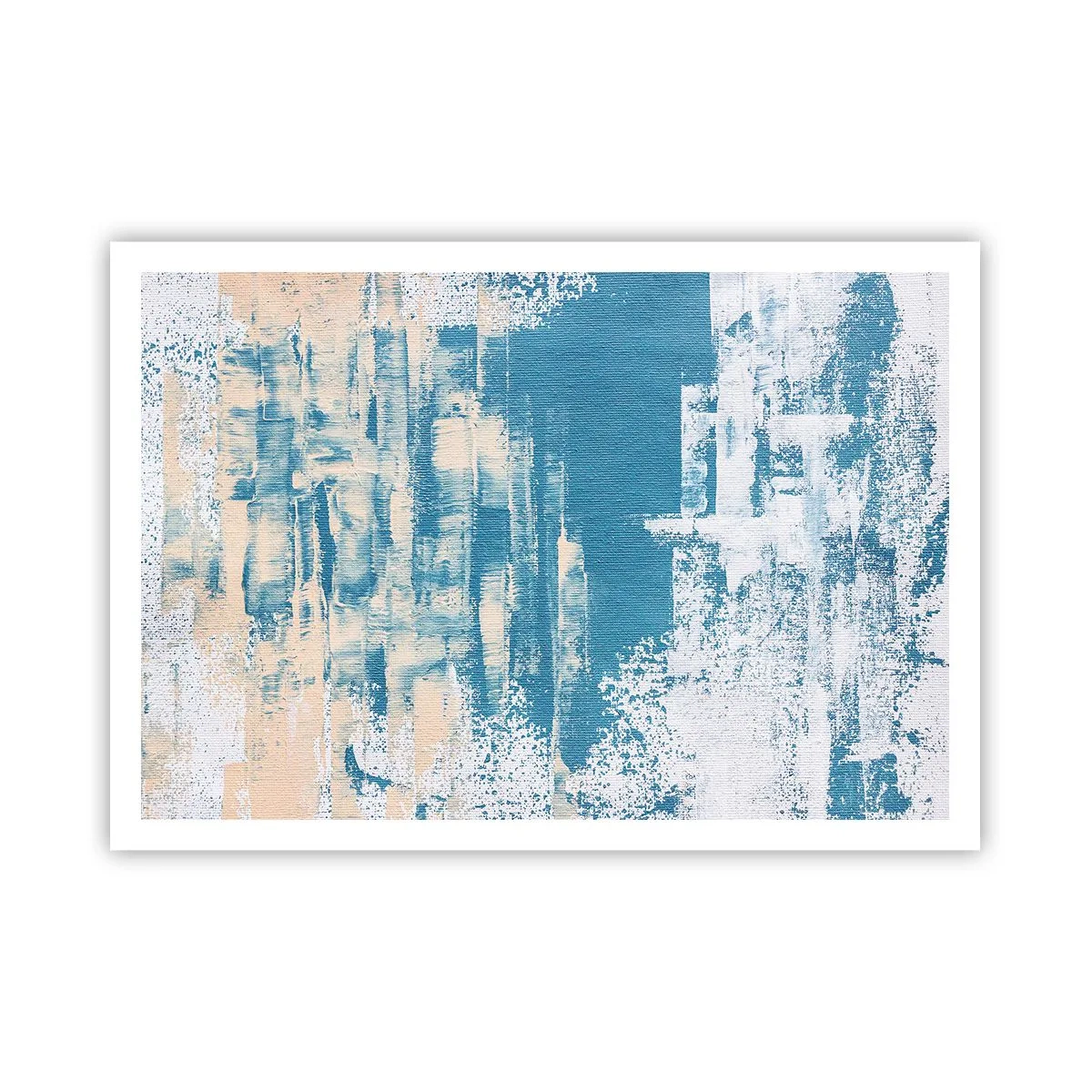 Poster - Door een ijspegel - 100x70 cm