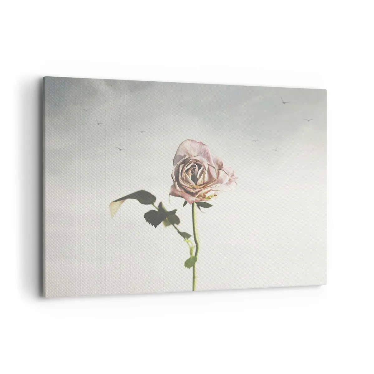Schilderen op canvas - Begroeting van de lente - 100x70 cm