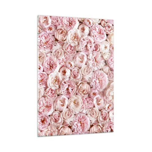 Schilderen op glas - Een bed van rozen - 50x70 cm