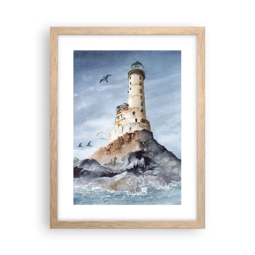 Een poster in een licht eiken lijst - Onoverwinnelijk - 30x40 cm