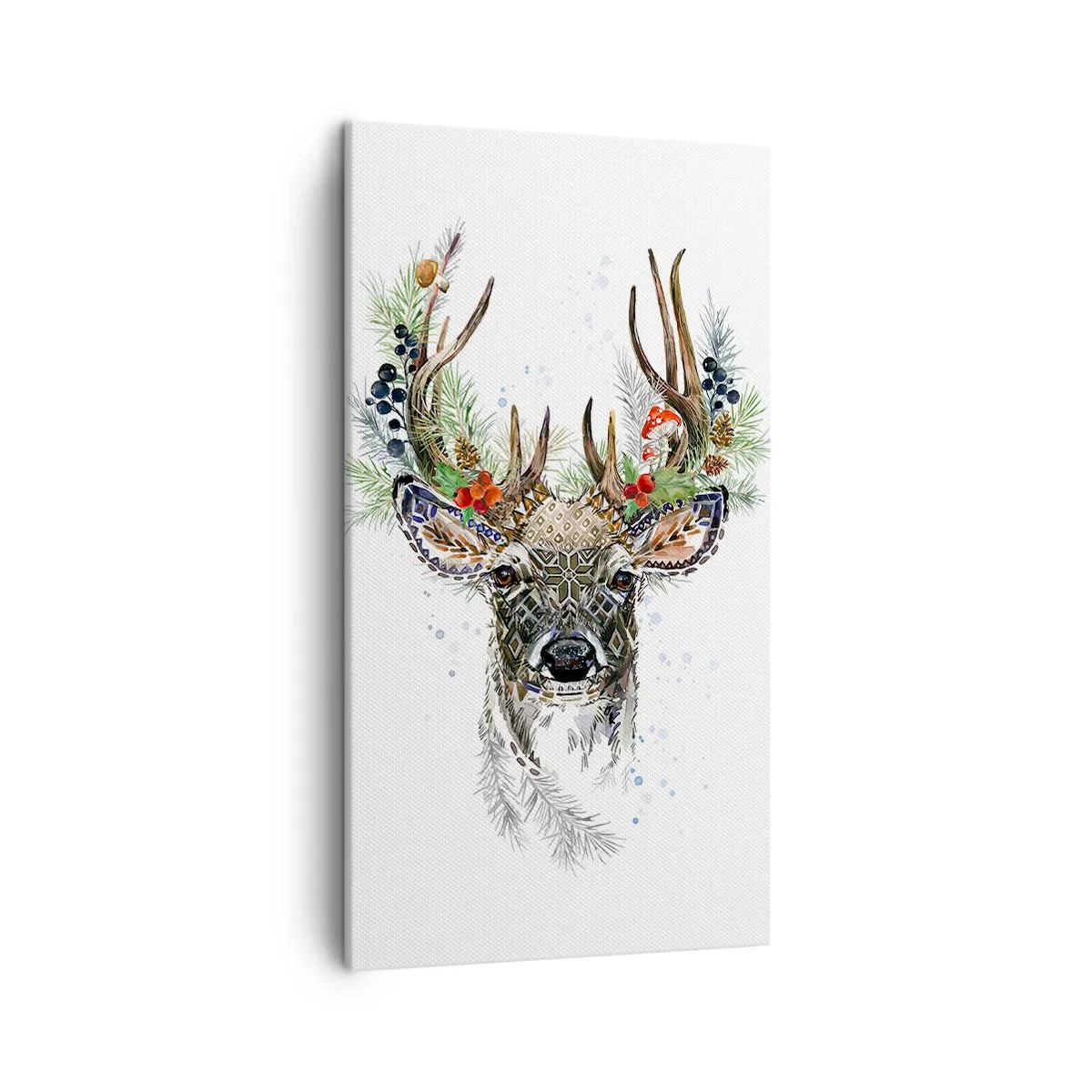 Schilderen op canvas - In een feestelijk gewaad - 45x80 cm