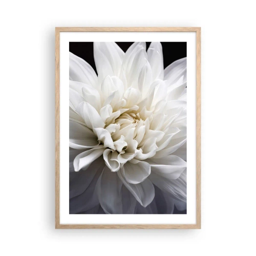 Een poster in een licht eiken lijst - Ochtend van de bruid - 50x70 cm