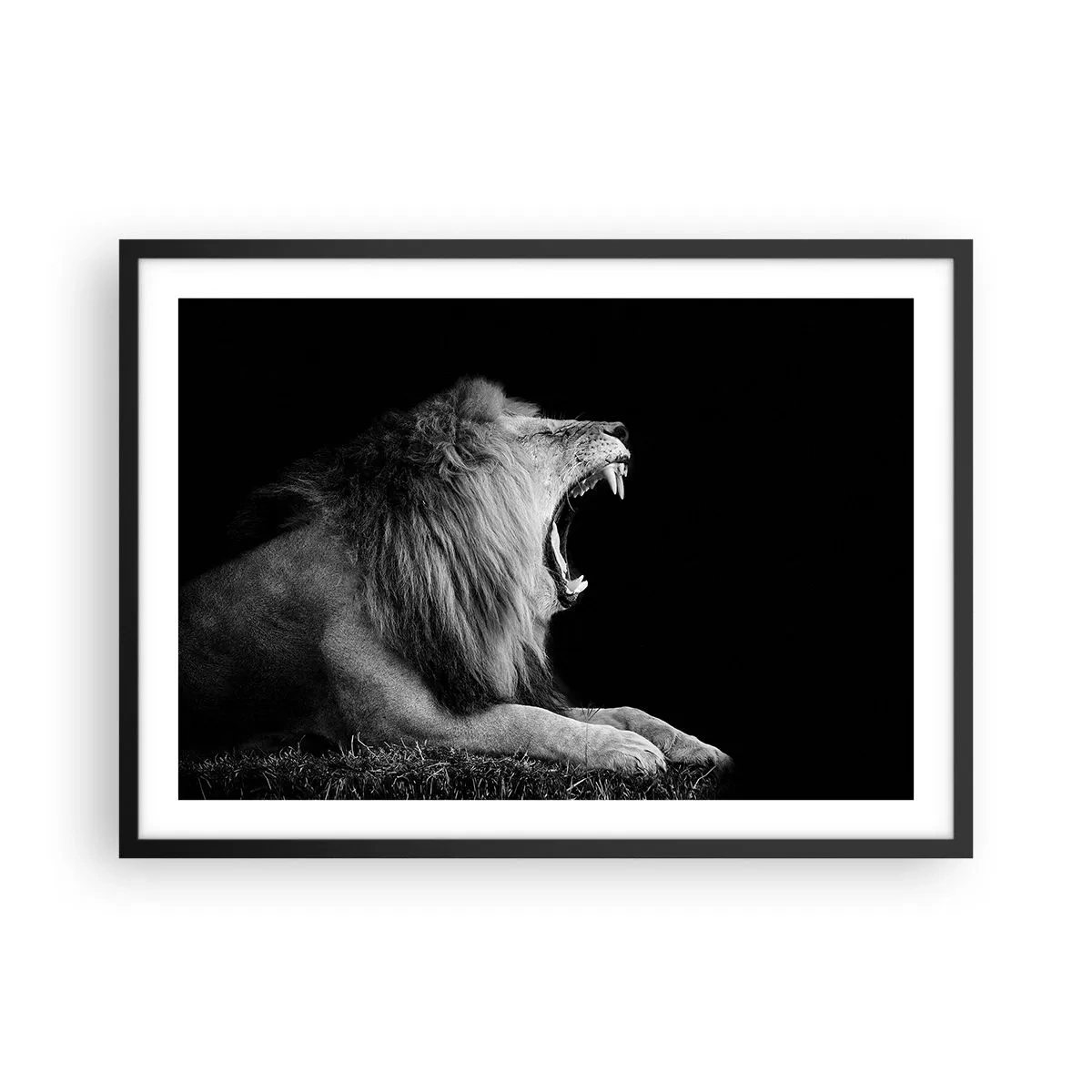 Poster in een zwarte lijst - Zonder enige twijfel - 70x50 cm