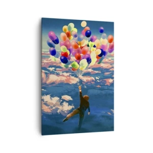 Schilderen op canvas - Een kinderdroom komt uit - 70x100 cm