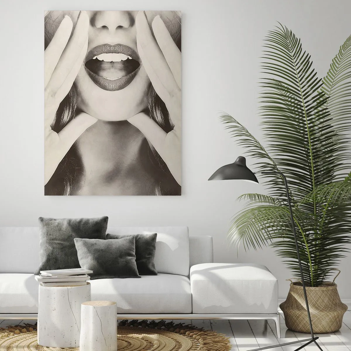 Schilderen op glas - Ik kom al! - 70x100 cm