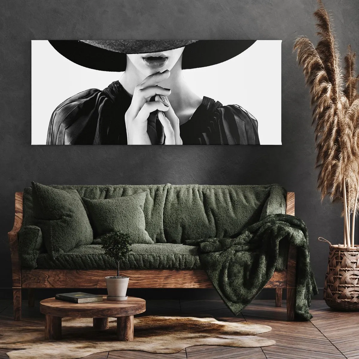 Schilderen op canvas - Verborgen schoonheid - 160x50 cm