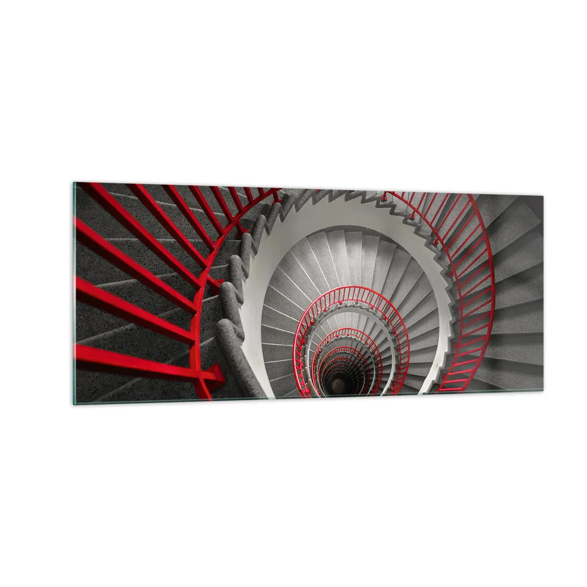 Schilderen op glas - Architectuur plezier - 100x40 cm