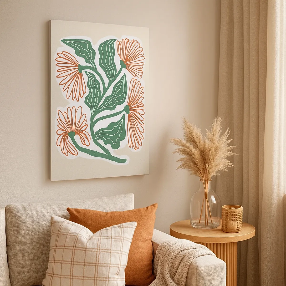 Schilderen op canvas - Folk en modern - 50x70 cm