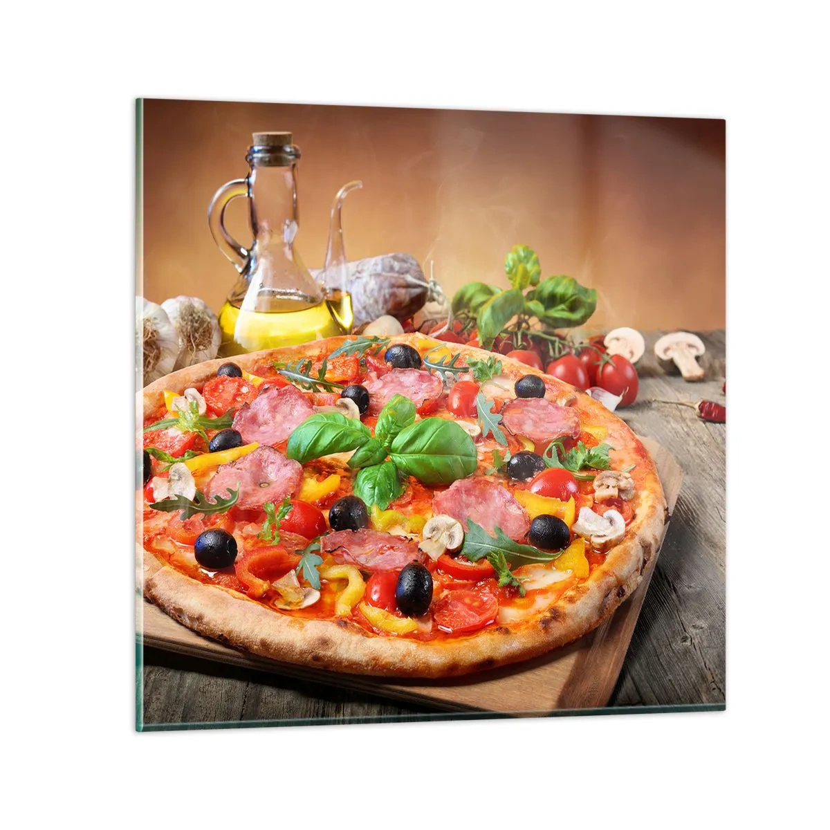 Schilderen op glas - Met echte Italiaanse smaak - 30x30 cm