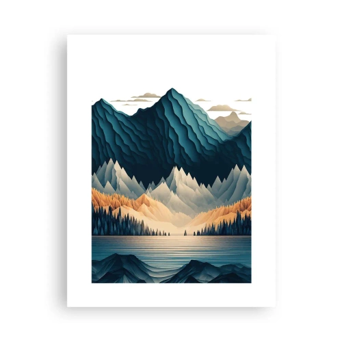 Poster - Perfect berglandschap - 30x40 cm