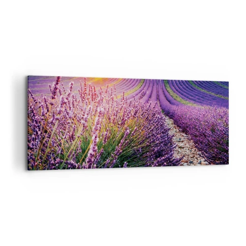 Schilderen op canvas - Geurige korenvelden - 120x50 cm