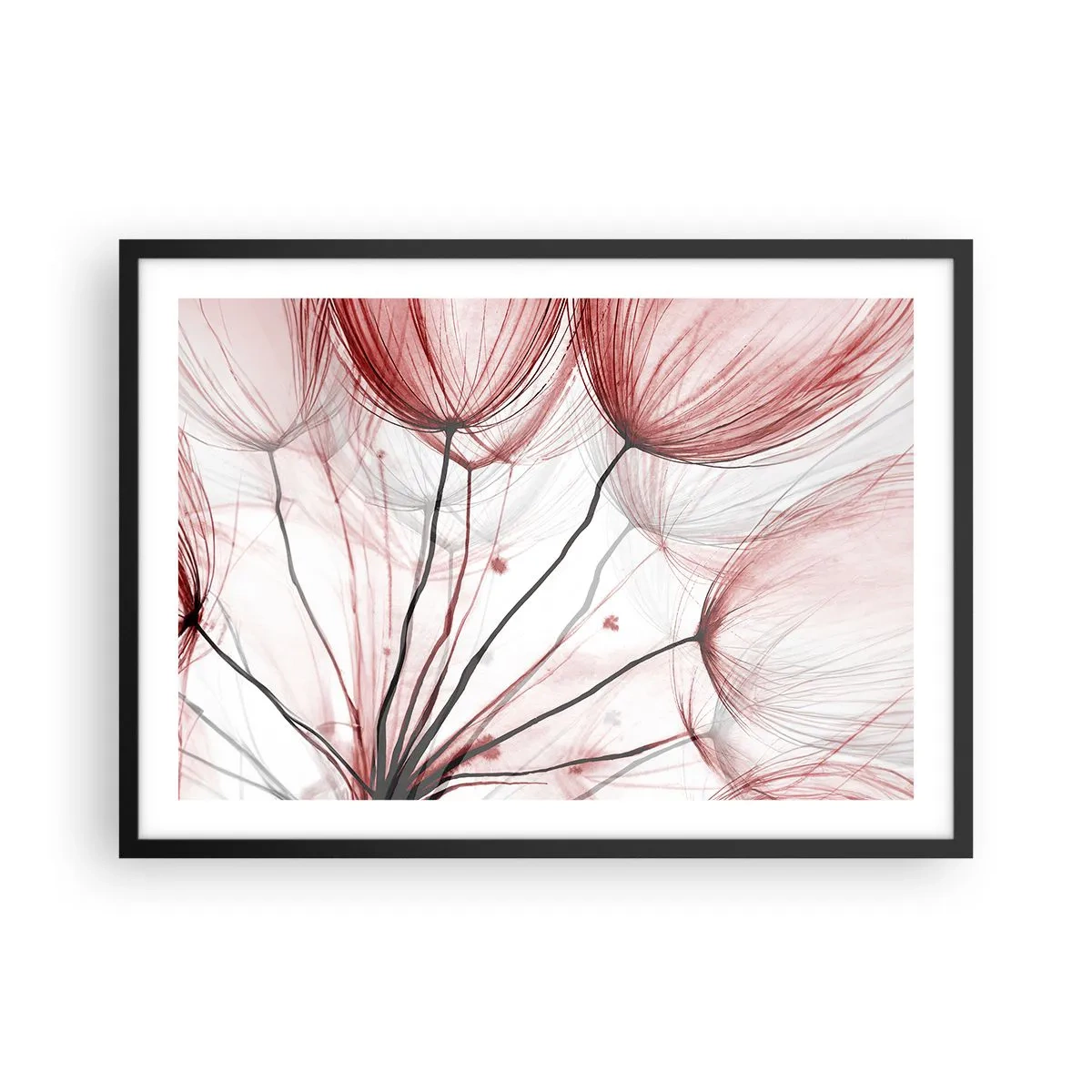 Poster in een zwarte lijst - Vóór het vertrek - 70x50 cm
