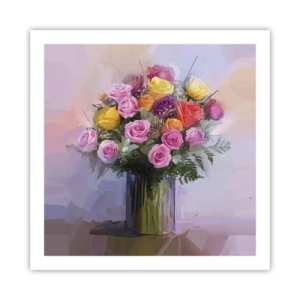 Poster - Ingehouden schoonheid - 60x60 cm