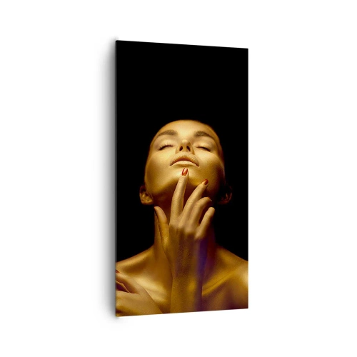 Schilderen op canvas - Als gouden zijde - 65x120 cm