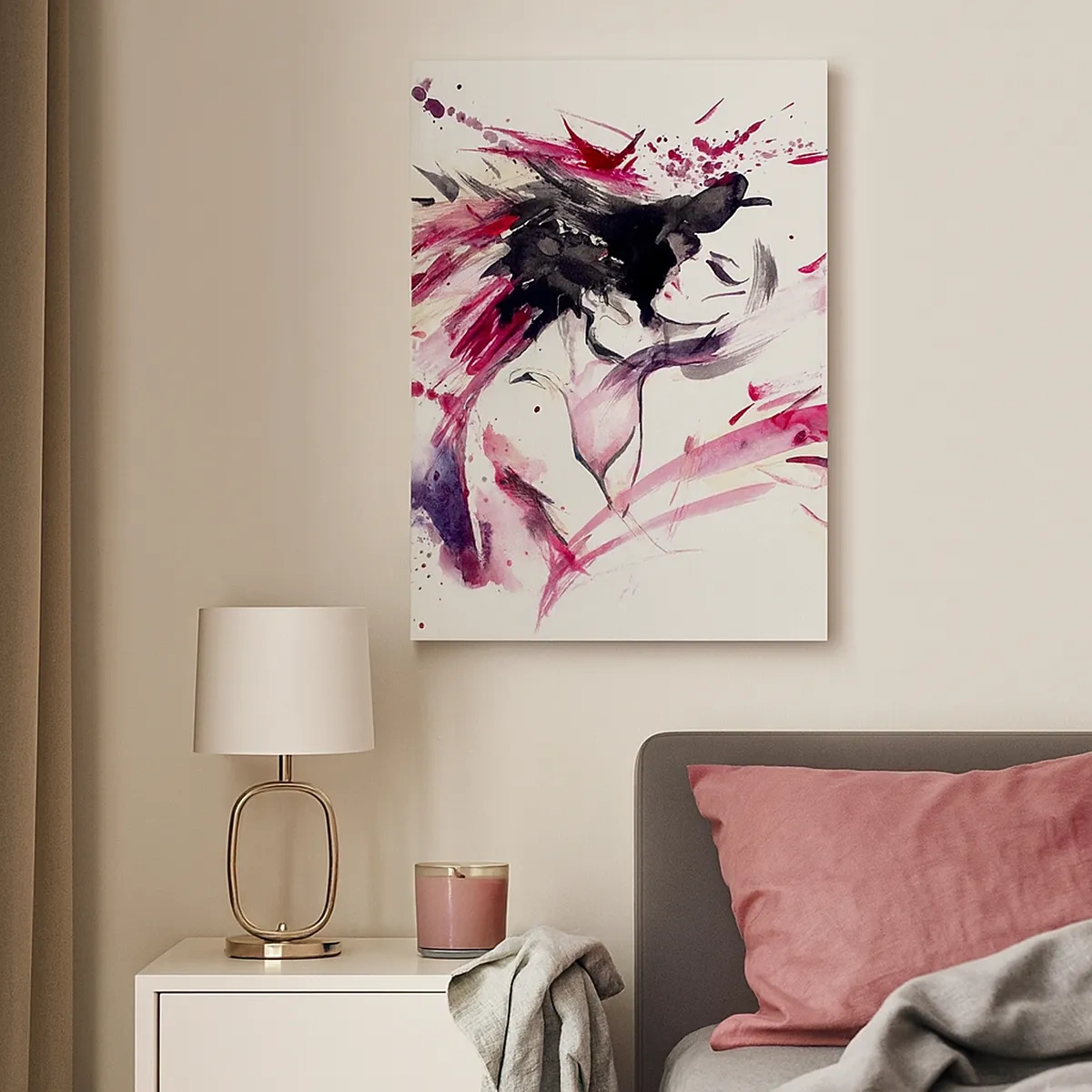 Schilderen op canvas - Een liefdesvervulling - 50x70 cm