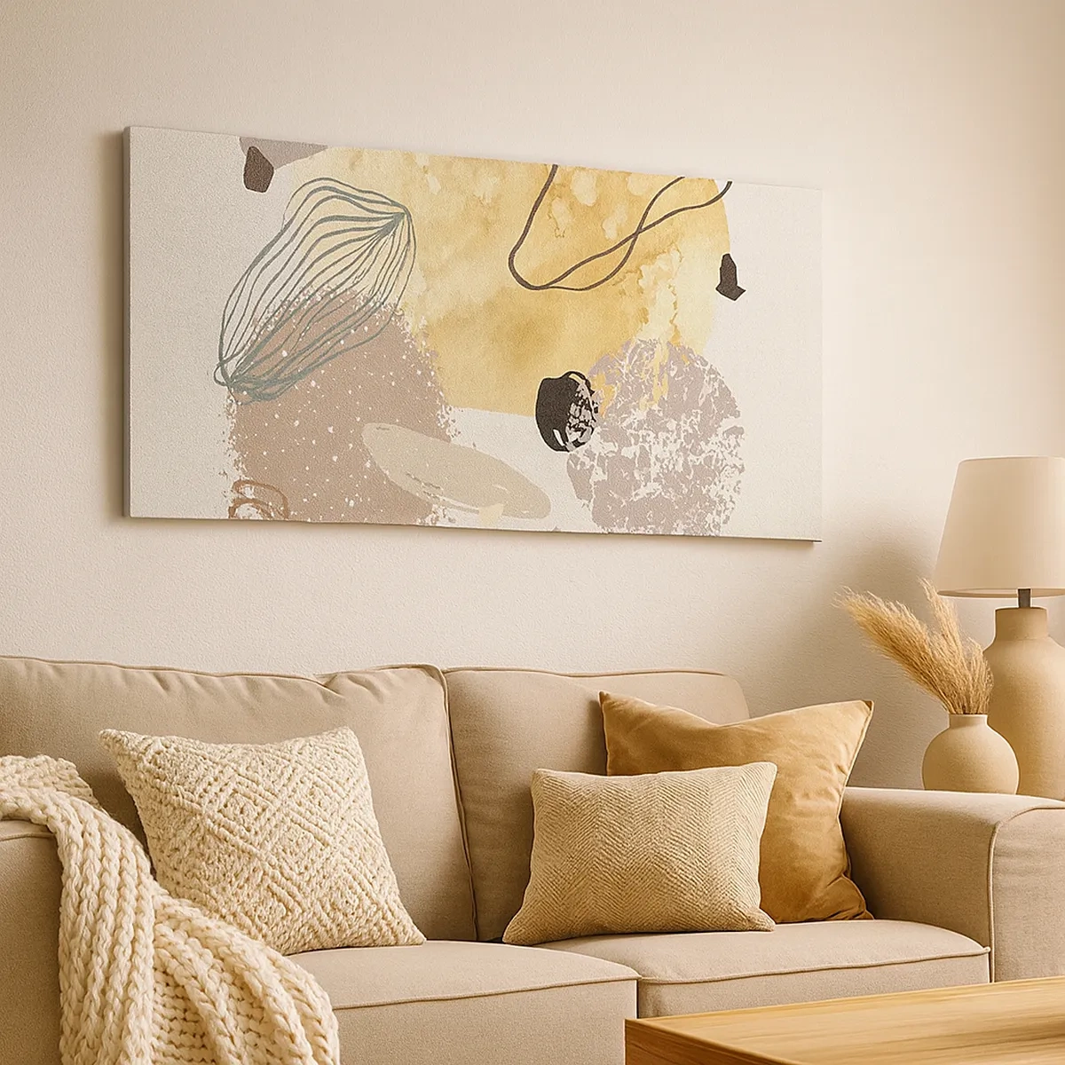 Schilderen op canvas - Toegepaste plumcologie - 30x30 cm