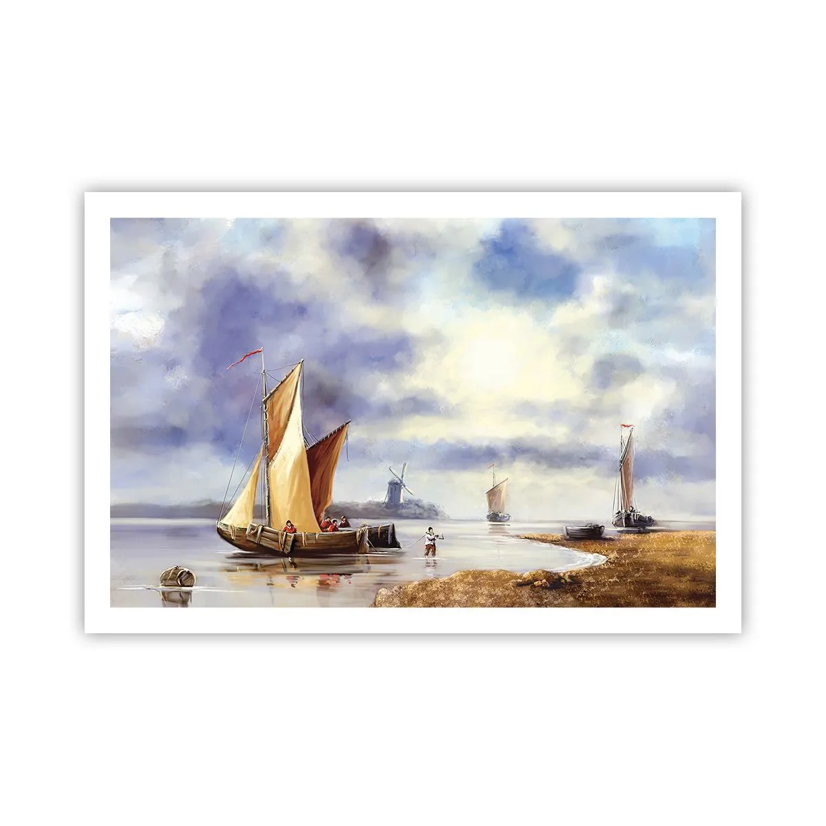 Poster - De terugkeer van zeelieden - 91x61 cm