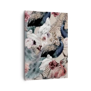 Schilderen op canvas - In de paleistuin - 70x100 cm