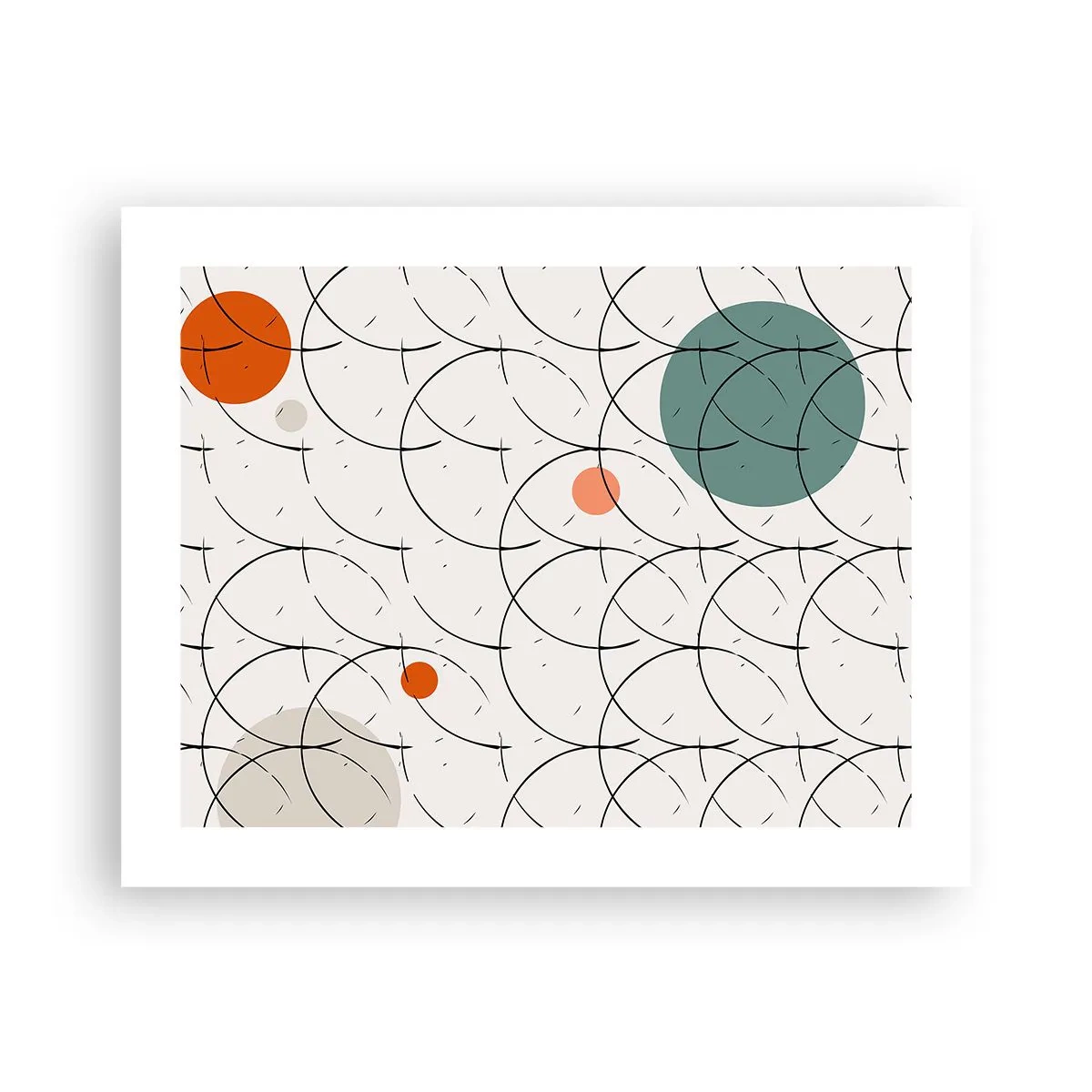 Poster - In de pop-art-sfeer - 50x40 cm