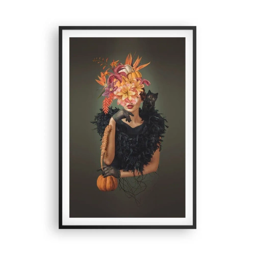 Poster in een zwarte lijst - De spreuk van een heks - 61x91 cm