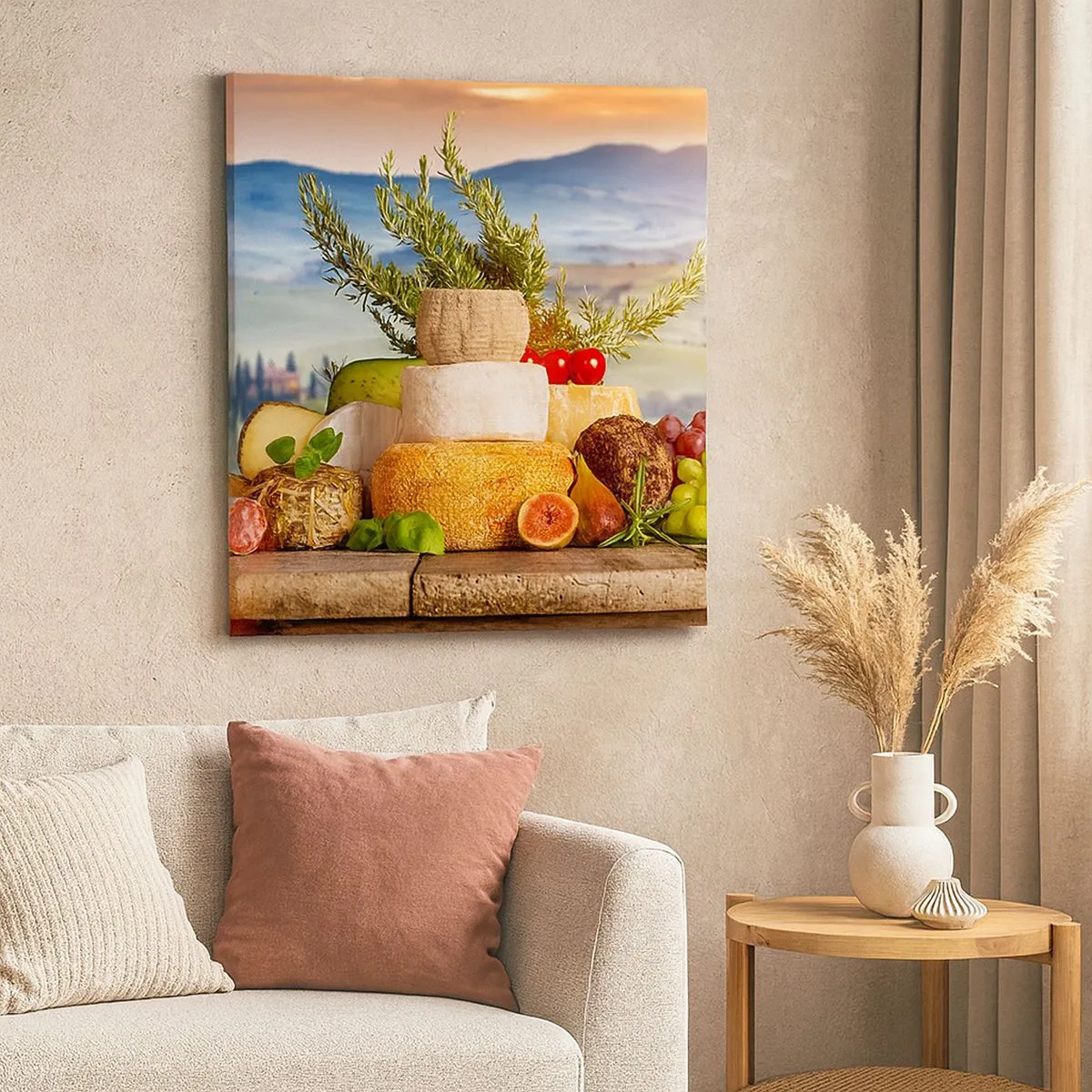 Schilderen op canvas - De Italiaanse levensvreugde - 30x30 cm