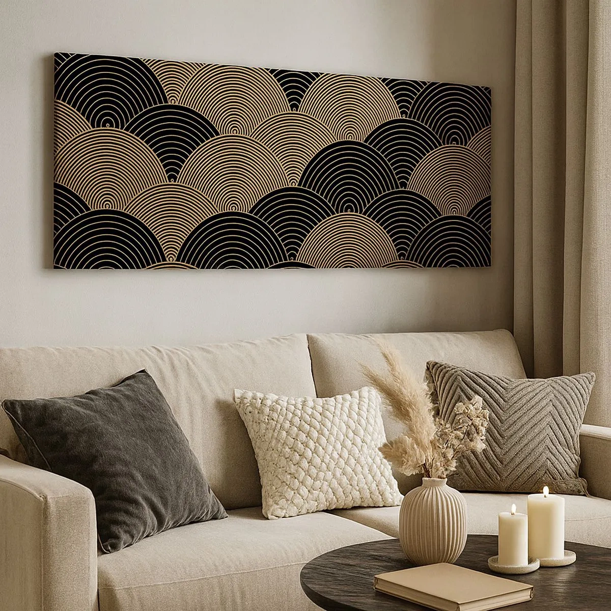 Schilderen op canvas - Eenheid in veelheid - 100x40 cm