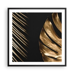Poster in een zwarte lijst - Anders en net zo duur - 60x60 cm