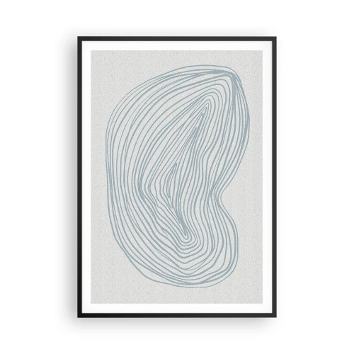 Poster in een zwarte lijst - De glimlach van één druppel - 70x100 cm