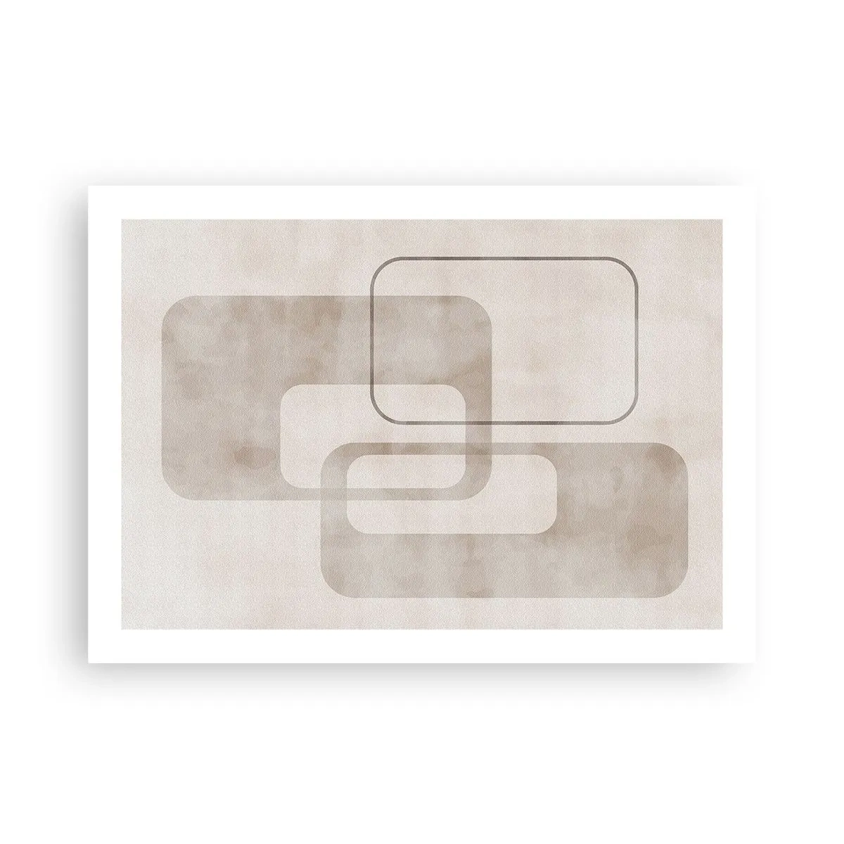 Poster - Geometrische voeg - 70x50 cm