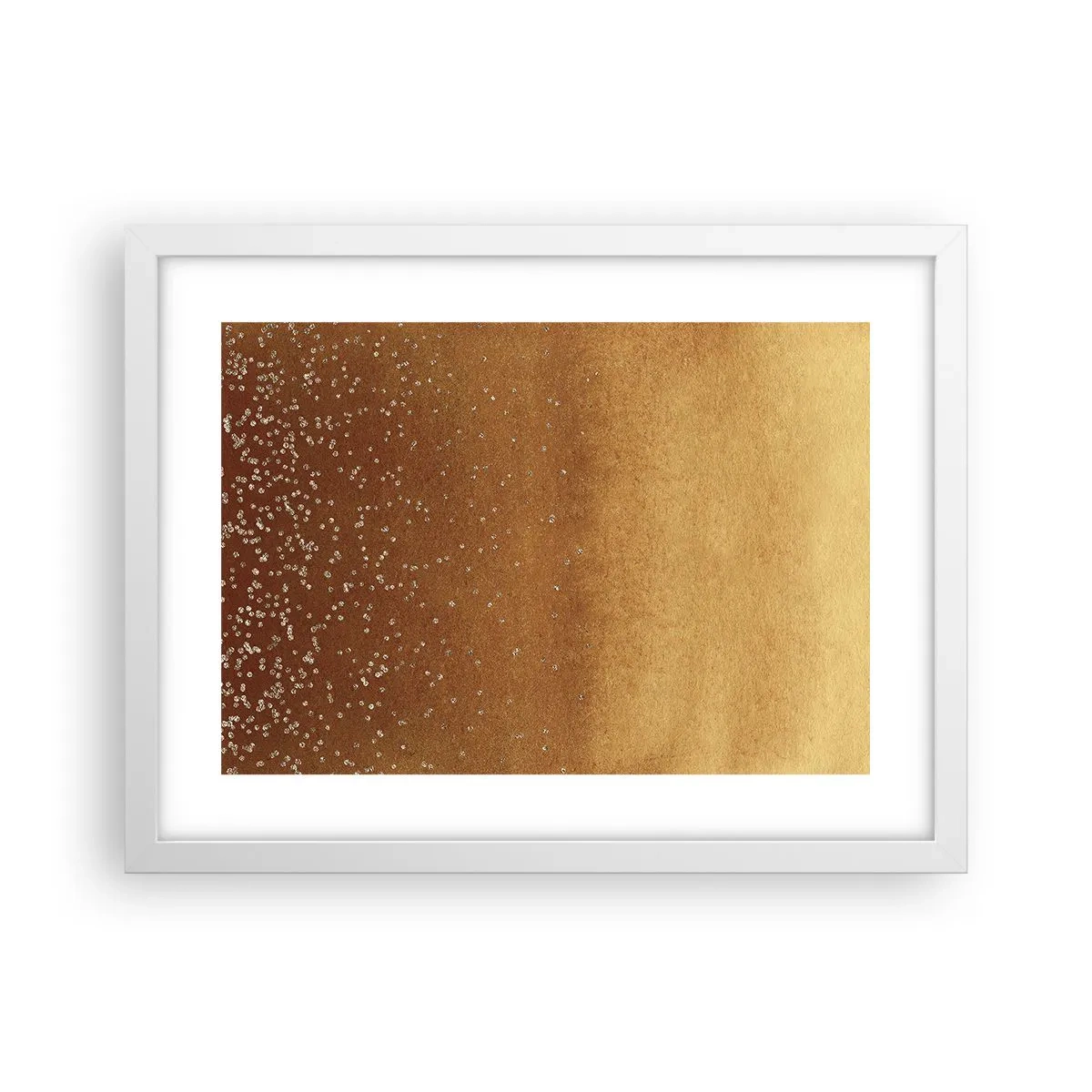 Poster in een witte lijst - De geboorte van het licht - 40x30 cm