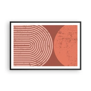 Poster in een zwarte lijst - Een nauwe band - 91x61 cm