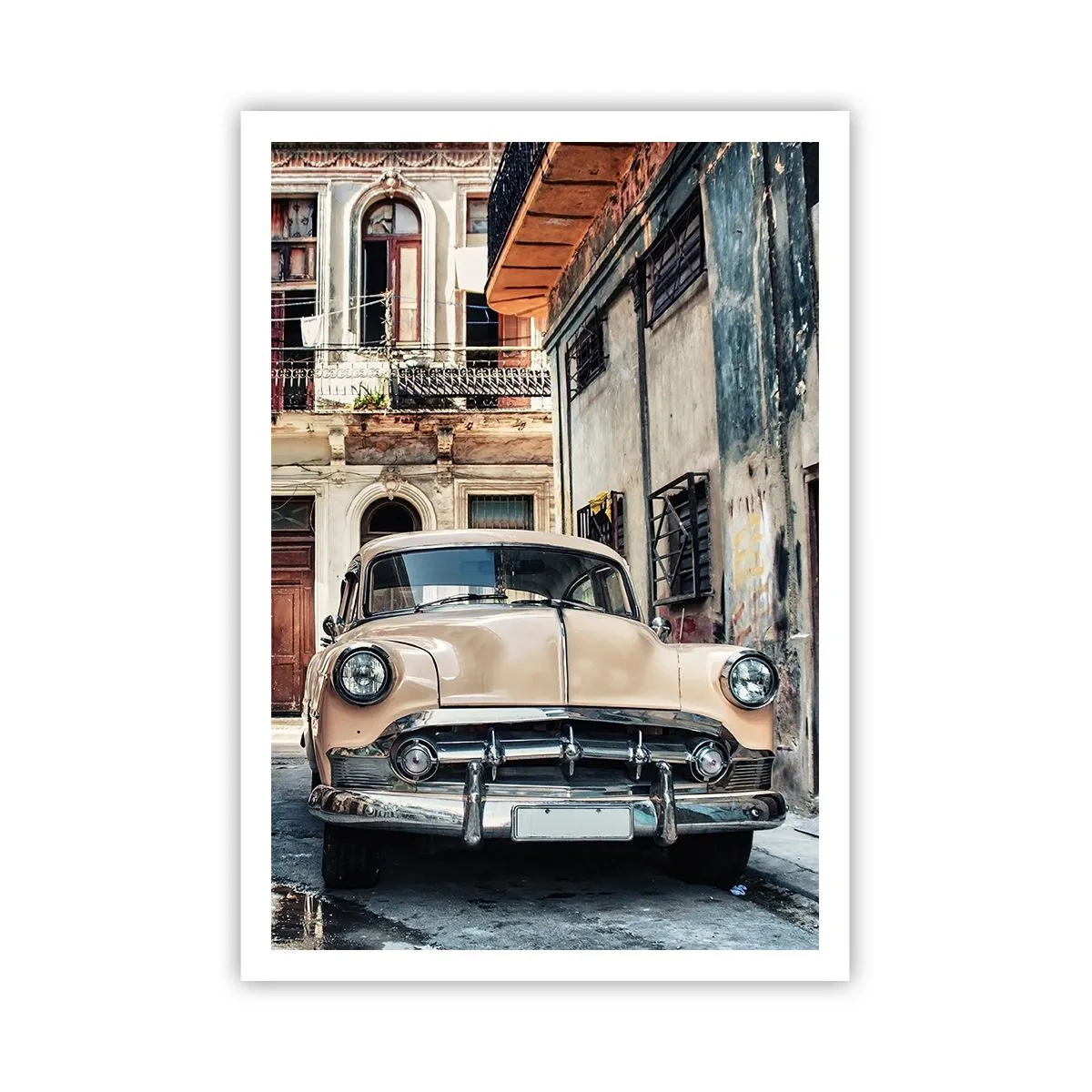 Poster - De siësta in Havana - 70x100 cm